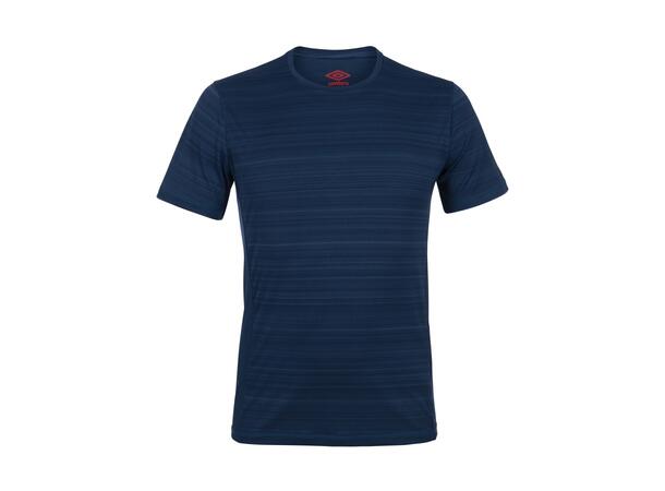 UMBRO Pro Tr Marl Poly Tee Blå XXL Trenings T-skjorte i polyester 