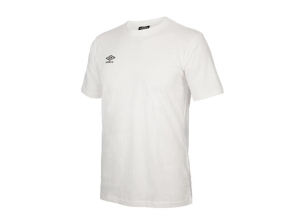 UMBRO Basic Tee Hvit S Rundhalset t-skjorte i bomull 
