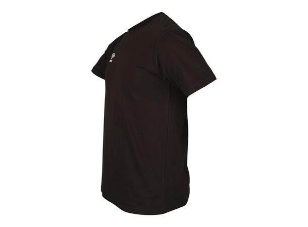 UMBRO Basic Tee Sort M Rundhalset t-skjorte i bomull 