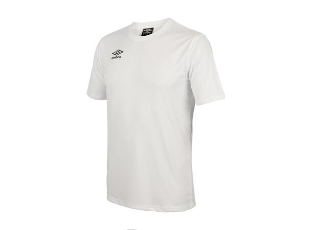 UMBRO Cup SS Jersey jr Hvit 128 Spillertrøye i 100% polyester 