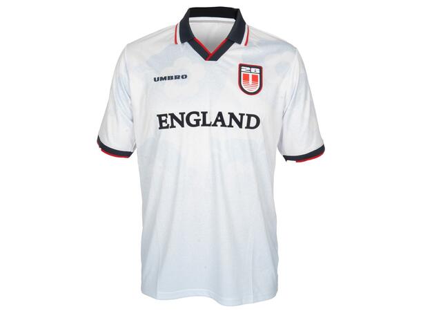 UMBRO England Jersey Hvit M Retro fotballskjorte 