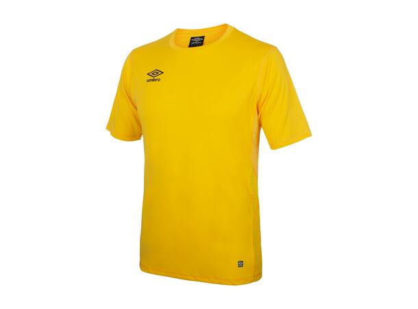 UMBRO Liga SS Jersey Gul XL Spillertrøye i resirkulert kvalitet 
