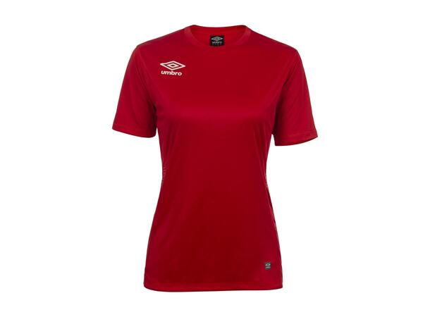 UMBRO Liga SS Jersey W Rød 38 Spillertrøye i resirkulert kvalitet dame 
