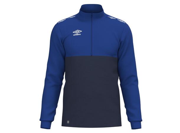 UMBRO UX Pro Half Zip Blå/Hvit XS Treningsgenser med glidelås 