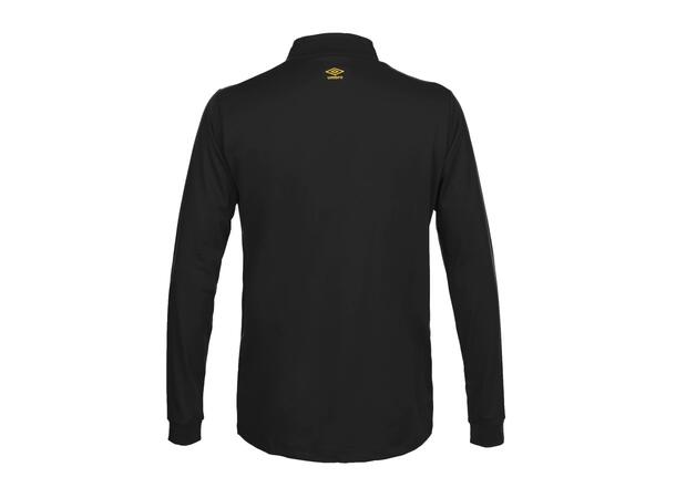 UMBRO UX Pro Half Zip Jr Sort/Gul 164 Treningsgenser med glidelås til junior 