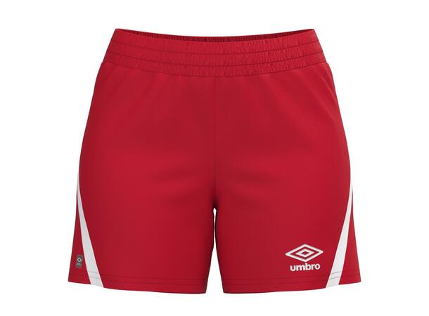UMBRO UX Pro Shorts W Rød/Hvit 42 Flott spillershorts dame 
