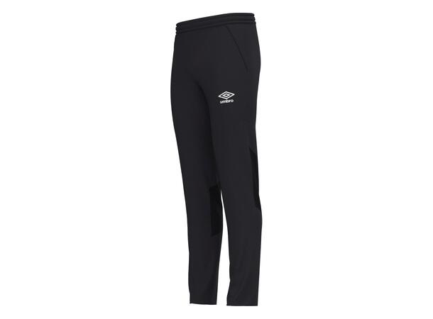 UMBRO UX Pro Slim Pant Jr Sort/Hvit 116 Treningsbukse i smal passform junior 