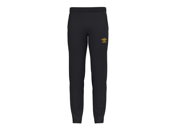 UMBRO UX Pro Slim Pant Sort/Gul XXL Treningsbukse i smal passform 