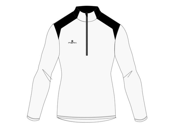 FIBRA Halfzip W Hvit XS Treningsgenser til dame 