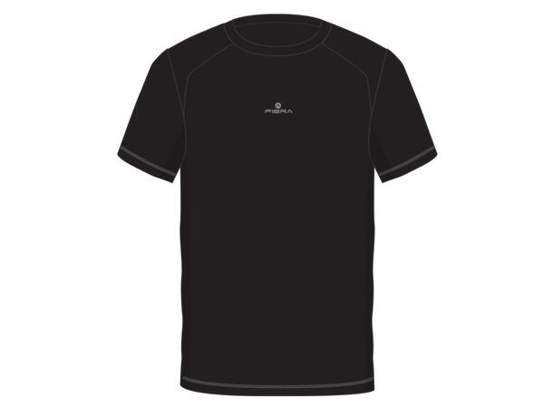 FIBRA Trn Tee Sort XL Trenings T-skjorte 