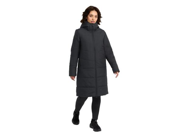 JW Deutzer Coat W Sort L Jack Wolfskin Varm Lang Dame Parkas 