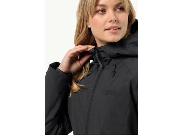 JW Heidelstein Ins Jkt W Sort M Jack Wolfskin women's hardshell-jacket 