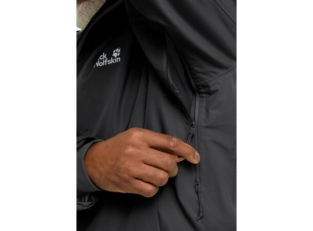 JW Icecape 2L Down Ins Jkt Sort L Jack Wolfskin vanntett dun jakke 