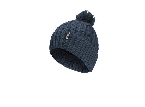 JW Pompom Beanie Marine OS Jack Wolfskin windproof knitted hat 