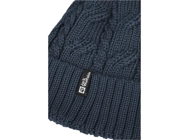 JW Pompom Beanie Marine OS Jack Wolfskin windproof knitted hat 