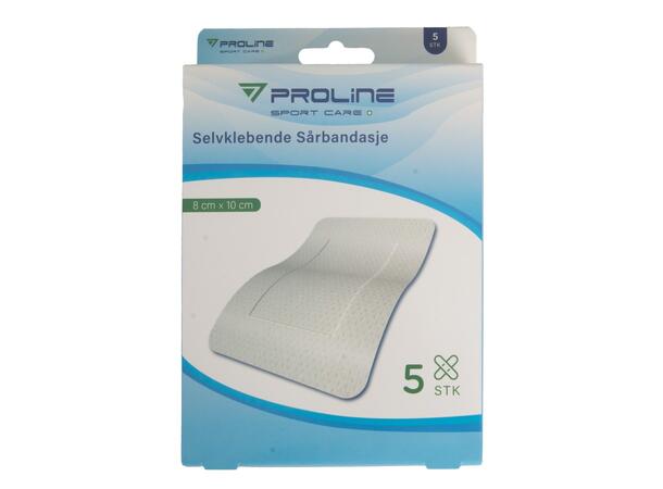 PROLINE Selvklebende Sårbandasje -5pk Adhesive Wound Dressing Non-woven 8x10 