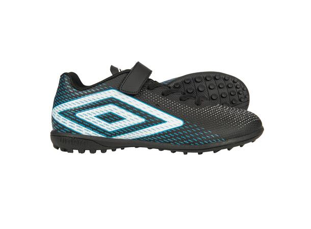UMBRO Aurora II Lo TF VE Jr Sort 34 Fotballsko til junior med velcro 