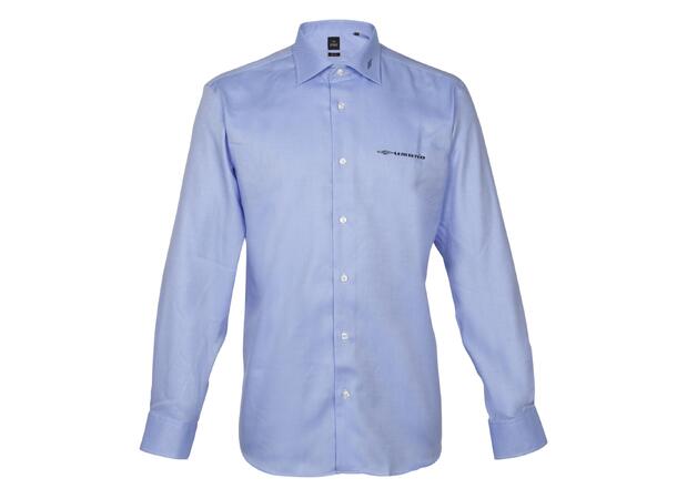 ST Giovani Skjorte L/A 08 Lys blå 35 Langermet skjorte med brodert logo