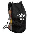 UMBRO Ballsekk sort L Oppbevaringssekk for baller