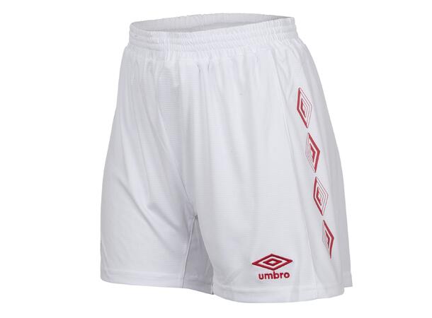 UMBRO UX-1 Shorts w Hvit/Rød 44 Flott teknisk spillershorts 