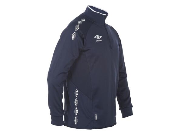 UMBRO UX-1 Half Zip Marine/Hv S Treningsgenser med glidelås 