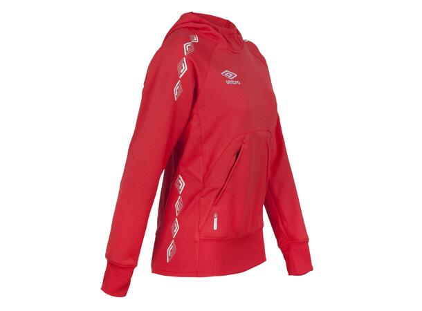 UMBRO UX-1 Hood Top jr Rosa/Hvit 128 Tøff teknisk hettegenser 
