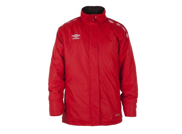UMBRO UX-1 Team jacket jr Rød 140 Funksjonell lang vattert lagjakke 