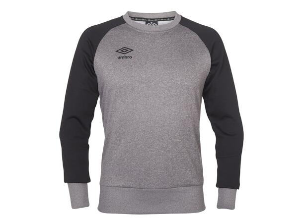 UMBRO Core Tech Crewneck jr Lys grå 140 Rundhalset genser i polyester til junior 