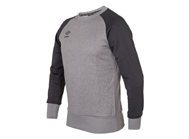 UMBRO Core Tech Crewneck jr Lys grå 140 Rundhalset genser i polyester til junior 