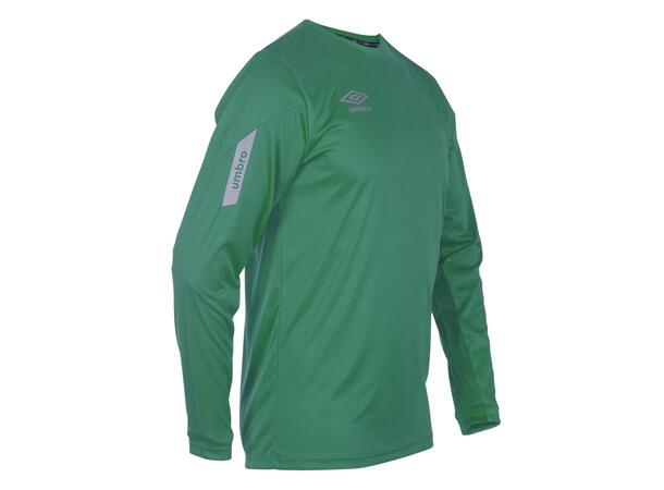 UMBRO Core LS Jersey jr Grønn 128 Teknisk langermet spillertrøye 