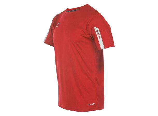 UMBRO Core SS Jersey Jr Rød 128 Teknisk kortermet spillertrøye 