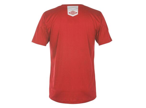 UMBRO Core SS Jersey Jr Rød 128 Teknisk kortermet spillertrøye 