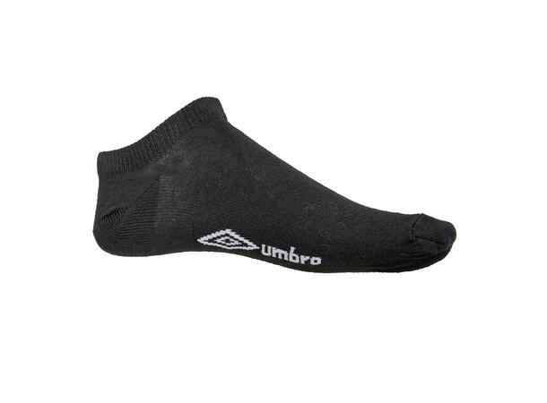 UMBRO Core Slip In Socks 3 pk Sort 35-39 Lave og behagelige fritidsstrømper