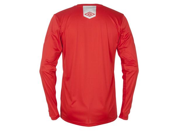 UMBRO Core LS Jersey Rød L Teknisk langermet spillertrøye 