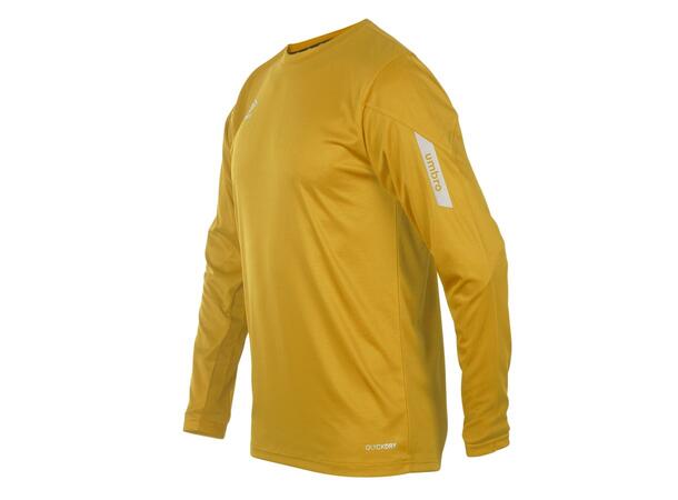 UMBRO Core LS Jersey jr Gul 116 Teknisk langermet spillertrøye 