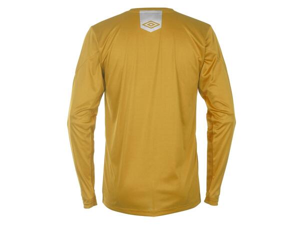UMBRO Core LS Jersey jr Gul 116 Teknisk langermet spillertrøye 