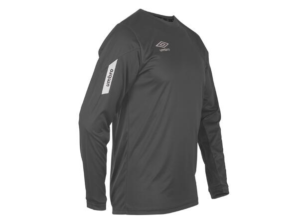 UMBRO Core LS Jersey jr Sort 116 Teknisk langermet spillertrøye 