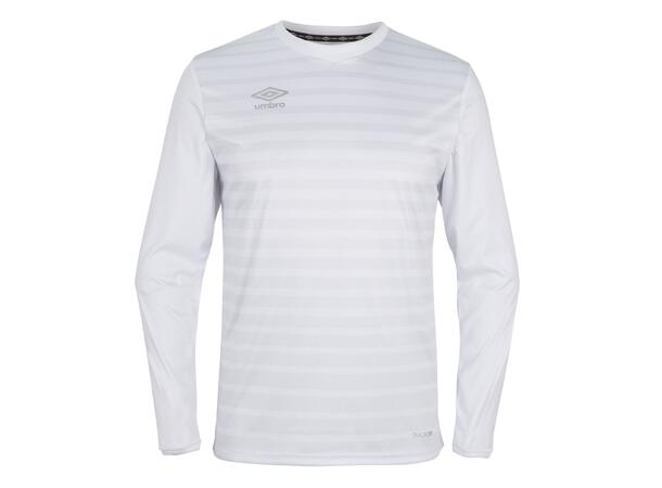 UMBRO Sublime LS Jersey jr Hvit 152 Langermet sublimert spillertrøye