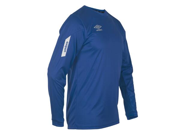 UMBRO Core LS Jersey jr Blå 152 Teknisk langermet spillertrøye 