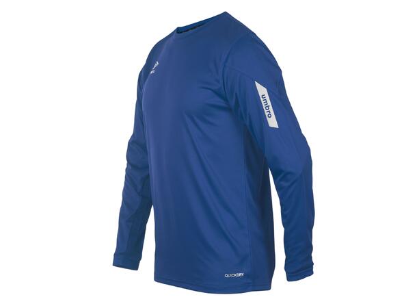 UMBRO Core LS Jersey jr Blå 152 Teknisk langermet spillertrøye 