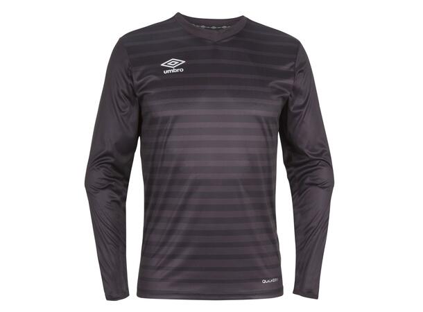 UMBRO Sublime LS Jersey Sort M Langermet sublimert spillertrøye 