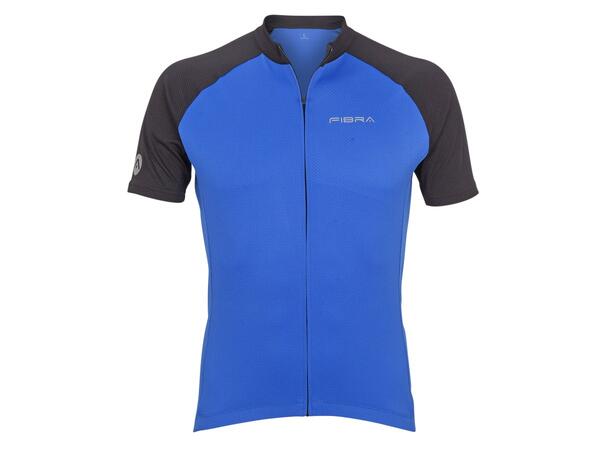 FIBRA Active Bike SS Jersey Blå XL Sykkeltrøye i pustende stretch 