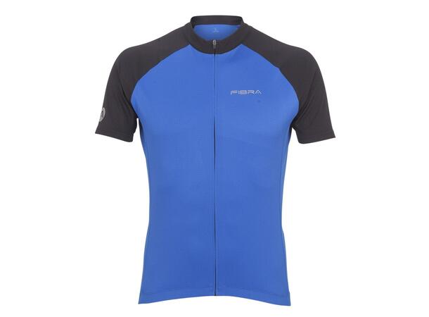 FIBRA Active Bike SS Jersey Blå XL Sykkeltrøye i pustende stretch 