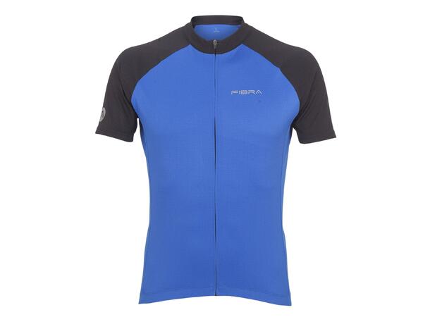 FIBRA Active Bike SS Jersey Blå XL Sykkeltrøye i pustende stretch 