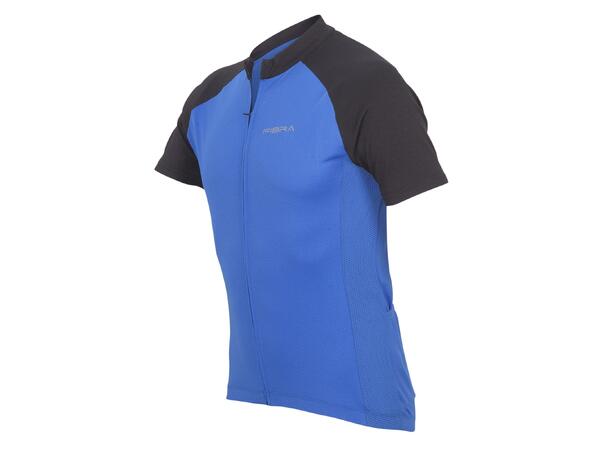 FIBRA Active Bike SS Jersey Blå XL Sykkeltrøye i pustende stretch 