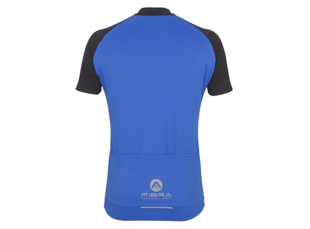 FIBRA Active Bike SS Jersey Blå XL Sykkeltrøye i pustende stretch 