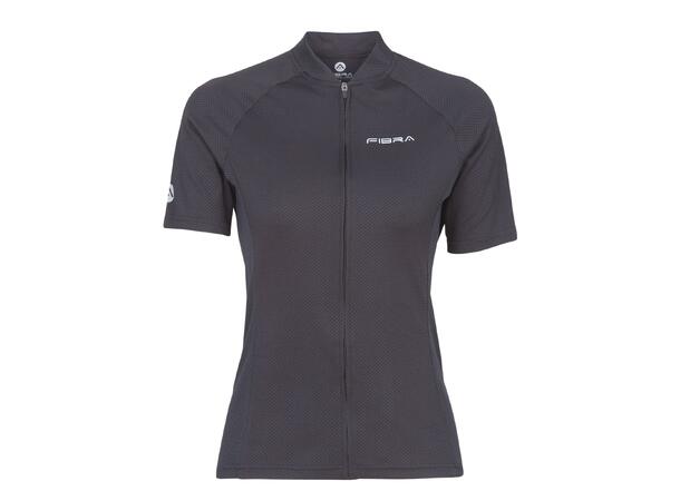 FIBRA Active Bike SS Jersey W Sort XXL Sykkeltrøye i pustende mesh 
