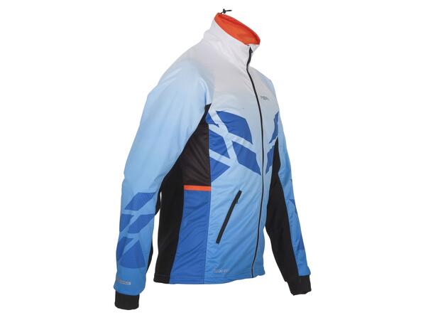 FIBRA Sync Hybrid Jacket Blå S Treningsjakke med vindtett front 