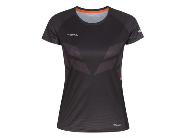 FIBRA Sync Tee W Sort XL Lett komfortabel T-skjorte for dame 