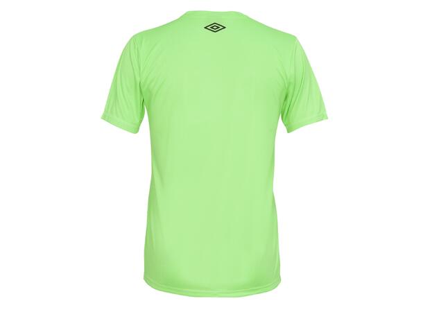 UMBRO Core Poly Tee Neongrønn M Enkel, teknisk trøye i polyester 